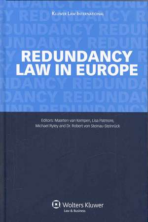 Redundancy: Law in Europe de Steinau-Steinruck