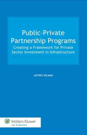 Public-Private Partnership Programs. Creating a Framework for Private Sector Investment in Infrastructure de Delmon