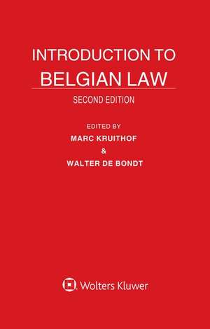 Introduction to Belgian Law de M. Kruithof