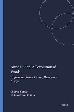 Anne Duden de Heike Bartel