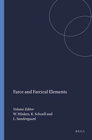 Farce and Farcical Elements de Wim Hüsken