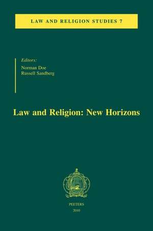 Law and Religion: New Horizons de N. Doe