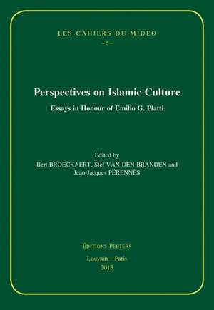 Perspectives on Islamic Culture: Essays in Honour of Emilio G. Platti de B. Broeckaert