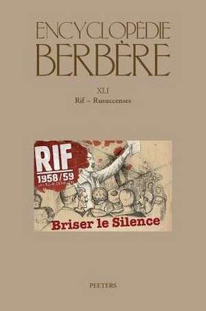 Encyclopedie Berbere. Fasc. XLI: Rif - Rusuccenses de Peeters Publishers