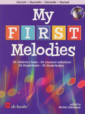 My First Melodies: 34 Children's Tunes - Clarinet de Michael Oldenkamp