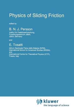 Physics of Sliding Friction de Bo N.J. Persson