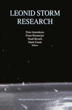 Leonid Storm Research de Peter Jenniskens