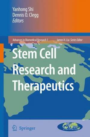 Stem Cell Research and Therapeutics de Yanhong Shi