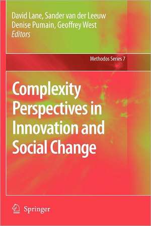 Complexity Perspectives in Innovation and Social Change de David Lane