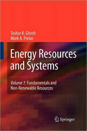 Energy Resources and Systems: Volume 1: Fundamentals and Non-Renewable Resources de Tushar K. Ghosh