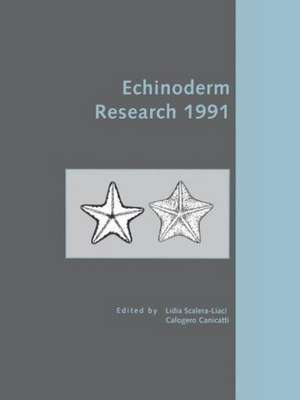 Echinoderm Research 1991 de L. Scalera-Liaci