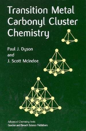 Transition Metal Carbonyl Cluster Chemistry de Paul J. Dyson