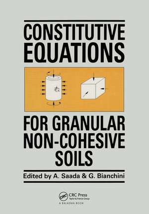 Constitutive Equations for Granular Non-Cohesive Soils de G.F. Bianchini