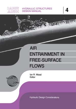 Air Entrainment in Free-surface Flow: IAHR Hydraulic Structures Design Manuals 4 de I.R. Wood