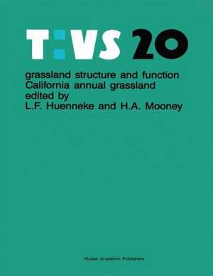 Grassland structure and function: California annual grassland de L.F. Huenneke