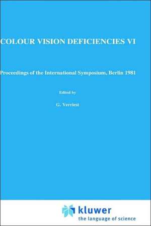 Colour Vision Deficiencies VI de G. Verriest