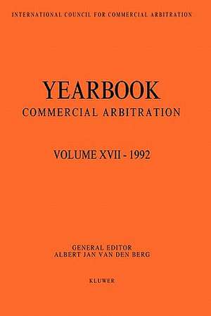 Year Book of Commercial Arbitration de Albert Van den Berg