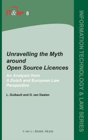 Unravelling the Myth around Open Source Licences: An Analysis from a Dutch and European Law Perspective de Lucie Guibault