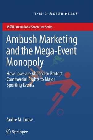 Ambush Marketing & the Mega-Event Monopoly: How Laws are Abused to Protect Commercial Rights to Major Sporting Events de Andre M. Louw