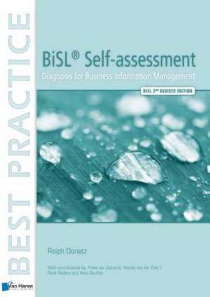 Bisl Self-Assessment: Diagnosis for Business Information Management de Van Haren