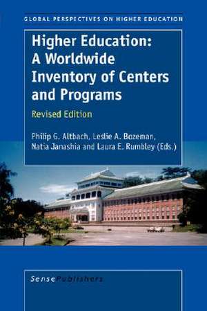 Higher Education: A Worldwide Inventory of Centers and Programs: Revised Edition de Philip G. Altbach