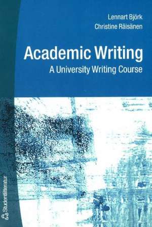 Academic Writing de Lennart Bjork