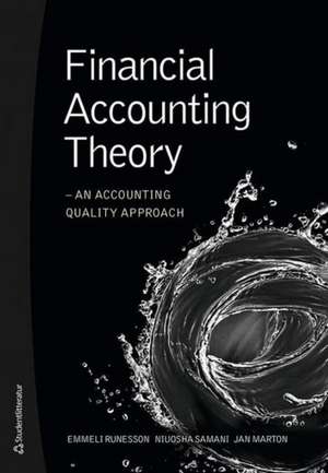 Financial Accounting Theory de Niuosha Samani