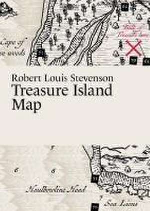 Robert Louis Stevenson: Treasure Island Map de Paris Grafik