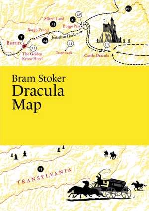 Bram Stoker: Dracula Map de Paris Grafik