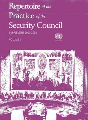 Repertoire of the Practice of the Security Council de United Nations