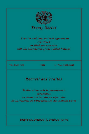 Treaty Series 2979 de United Nations Publications