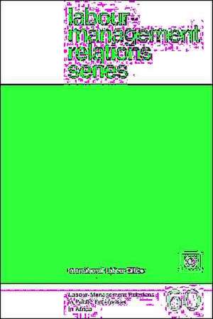 Labour-Management Relations in Public Enterprises in Africa (Labour-Management Relations Series No. 60) de Mesfin