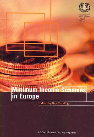 Minimum Income Schemes in Europe de Guy Standing