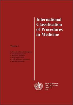 International Classification of Procedures in Medicine de Who