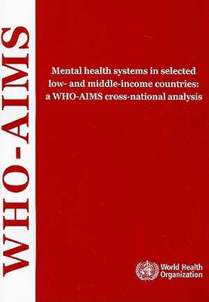 Mental Health Systems in Selected Low- And Middle-Income Countries: A Who-Aims Cross-National Analysis de World Health Organization