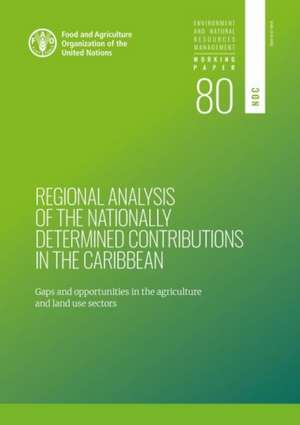 Regional analysis of the nationally determined contributions in the Caribbean de I. Holmes