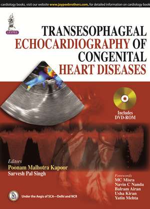 Transesophageal Echocardiography of Congenital Heart Diseases de Poonam Malhotra Kapoor