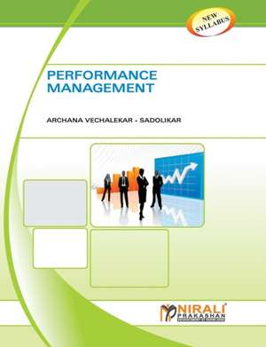 PERFORMANCE MANAGEMENT de A Vechalekar Sadolikar