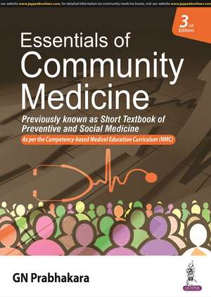 Essentials of Community Medicine de GN Prabhakara