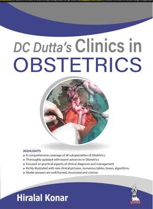 DC Dutta's Clinics in Obstetrics de Hiralal Konar