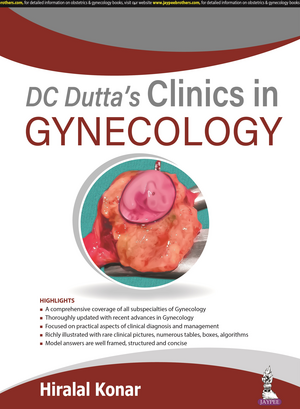 DC Dutta's Clinics in Gynecology de Hiralal Konar