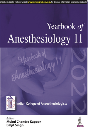 Yearbook of Anesthesiology - 11 de Mukul Chandra Kapoor