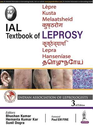 IAL Textbook of Leprosy de Bhushan Kumar