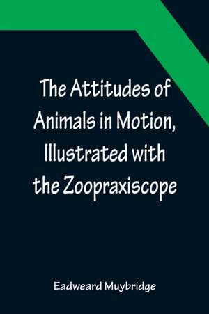 The Attitudes of Animals in Motion, Illustrated with the Zoopraxiscope de Eadweard Muybridge