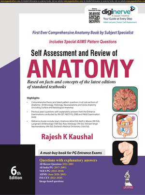 Self Assessment and Review of Anatomy de Rajesh K Kaushal