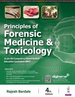 Principles of Forensic Medicine & Toxicology de Rajesh Bardale