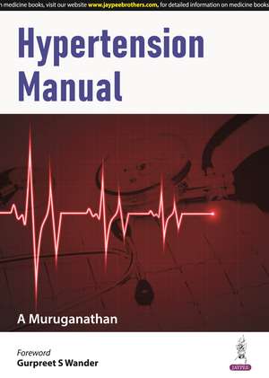 Hypertension Manual de A Muruganathan