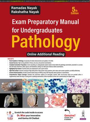 Exam Preparatory Manual for Undergraduates: Pathology de Ramadas Nayak