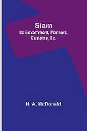 Siam de N. A. McDonald