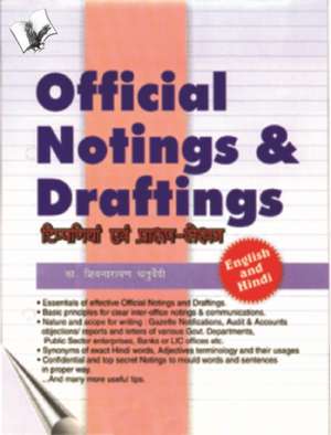 OFFICIAL NOTING & DRAFTING (ENG-HINDI) de Chaturvedi Shivnarayan